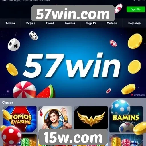 57win.com oferece diversas opções de jogos online